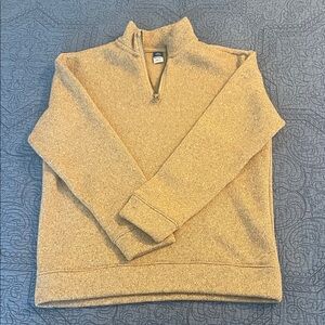 Boy’s Tan Half-Zip Sweater